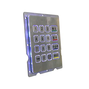 Remote Control Custom Metallic Fuel Dispenser Backlight Keypad