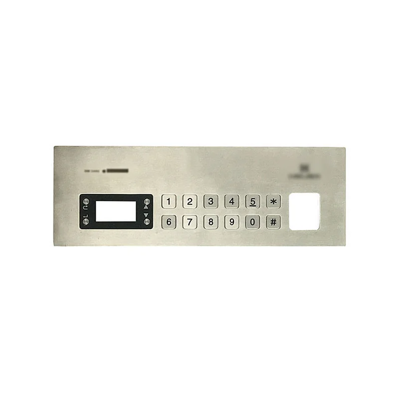 Lcd Display Customized Metal Military Weatherproof 2x6 Layout Keypad