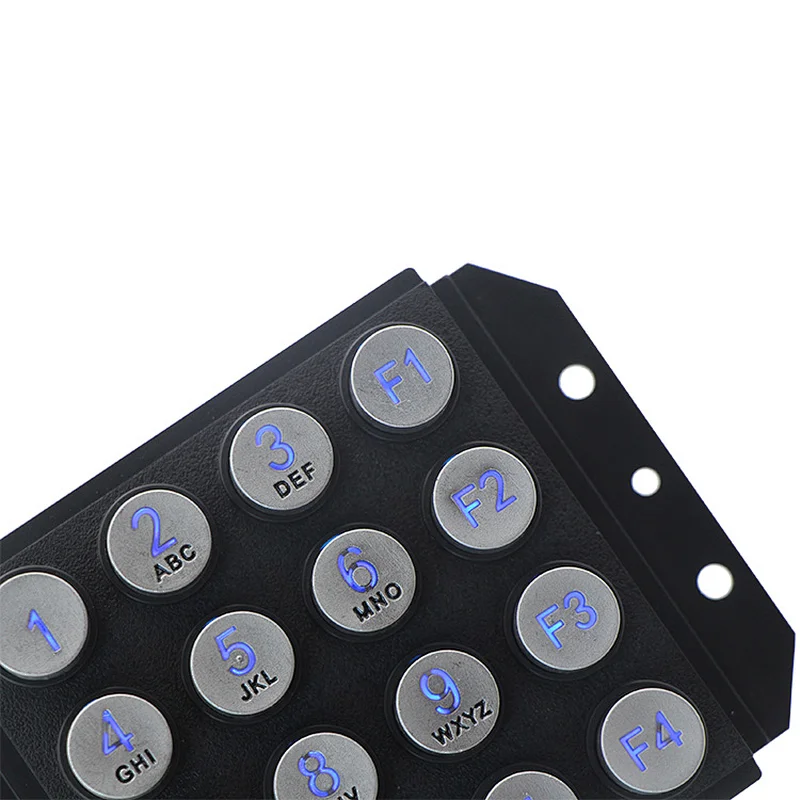 Ip65 Waterproof Metallic Keypad