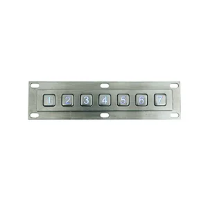 1x7 Backlight Programmable Numeric Electric Elevator Keypad