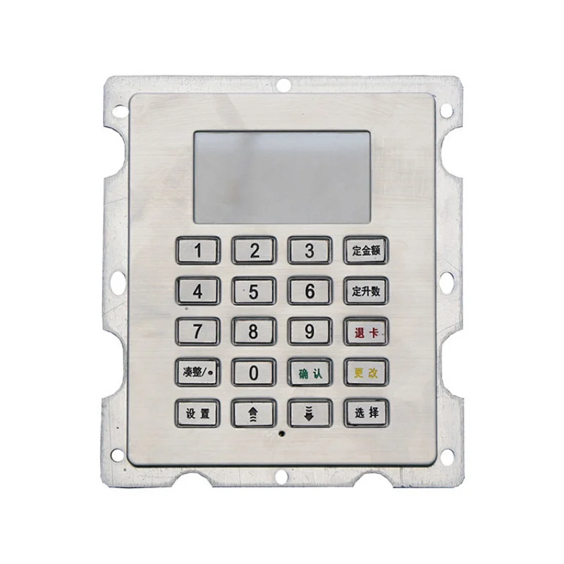 Led Backlight Rugged Vandal Proof Fuel Dispenser Keypad