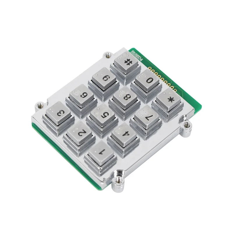 3x4 12 Braille Keys Keypad