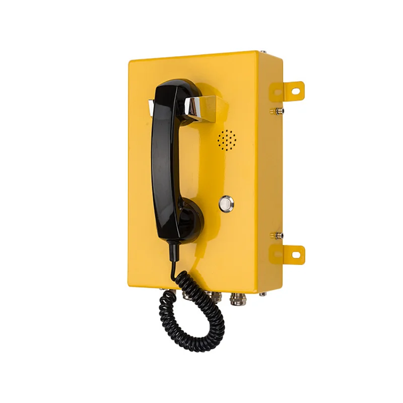 Ip65 Rugged Dust Proof Auto Dial Sip Underground Mining Telephone