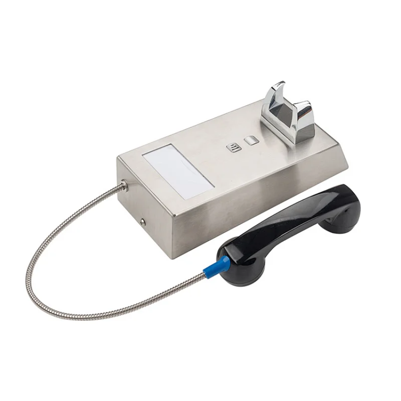 Stainless Steel Inmate Secure Prison Telephone With Volume Control