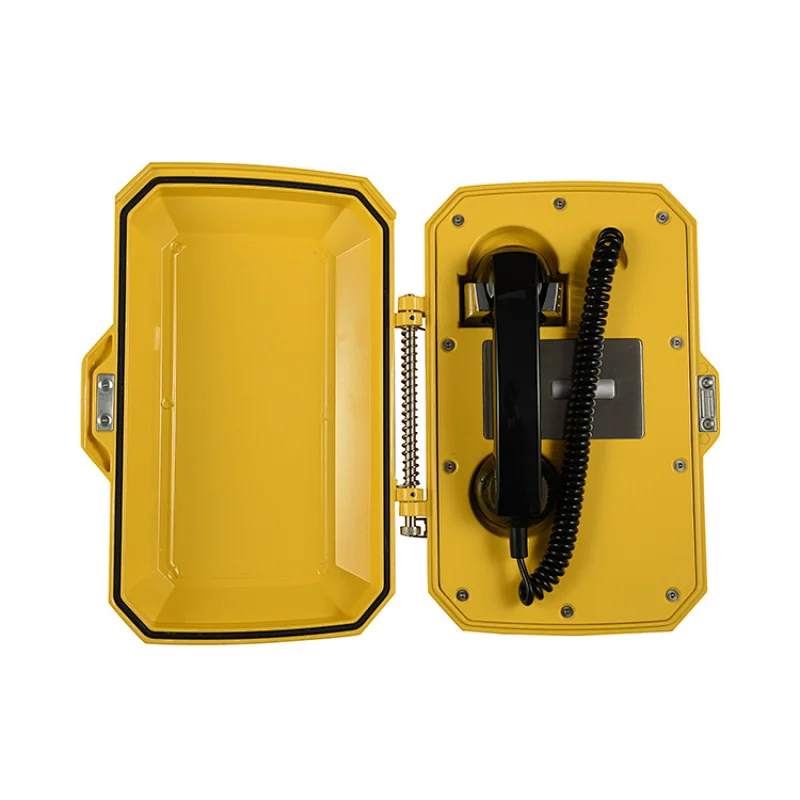 Industrial Emergency Voip Sip Ip Auto Dial Railway Weatherproof Telephone