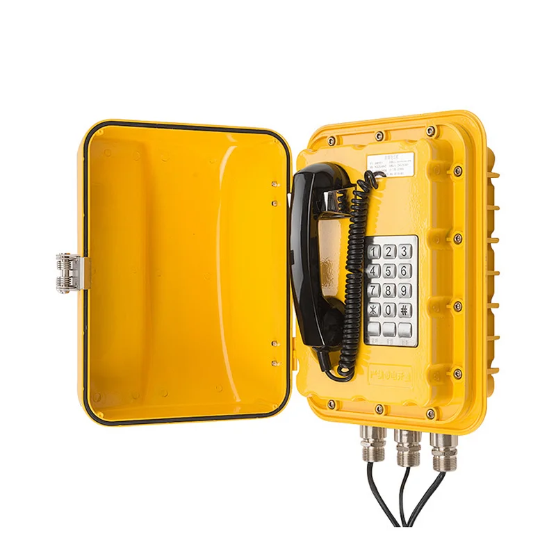 Wall Mounting Aluminum Alloy Explosion Proof Telephone