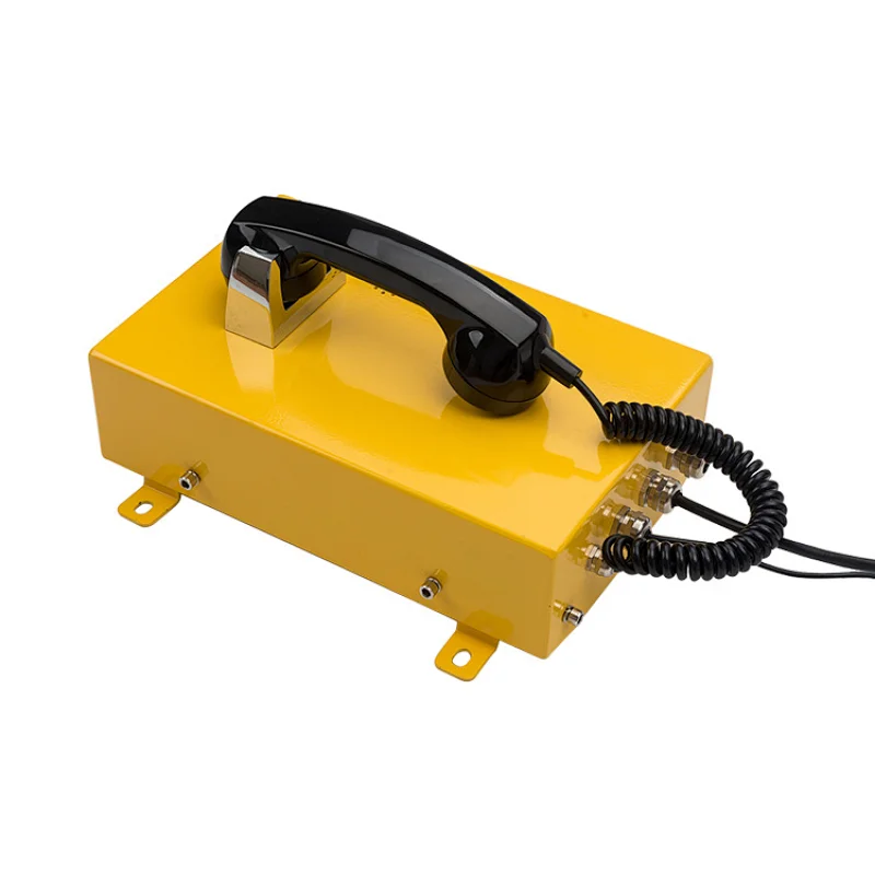 Ip65 Rugged Dust Proof Auto Dial Sip Underground Mining Telephone