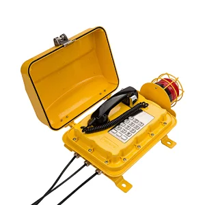 Wall Mounted Rugged Warning Light Flasher Waterproof Telephone