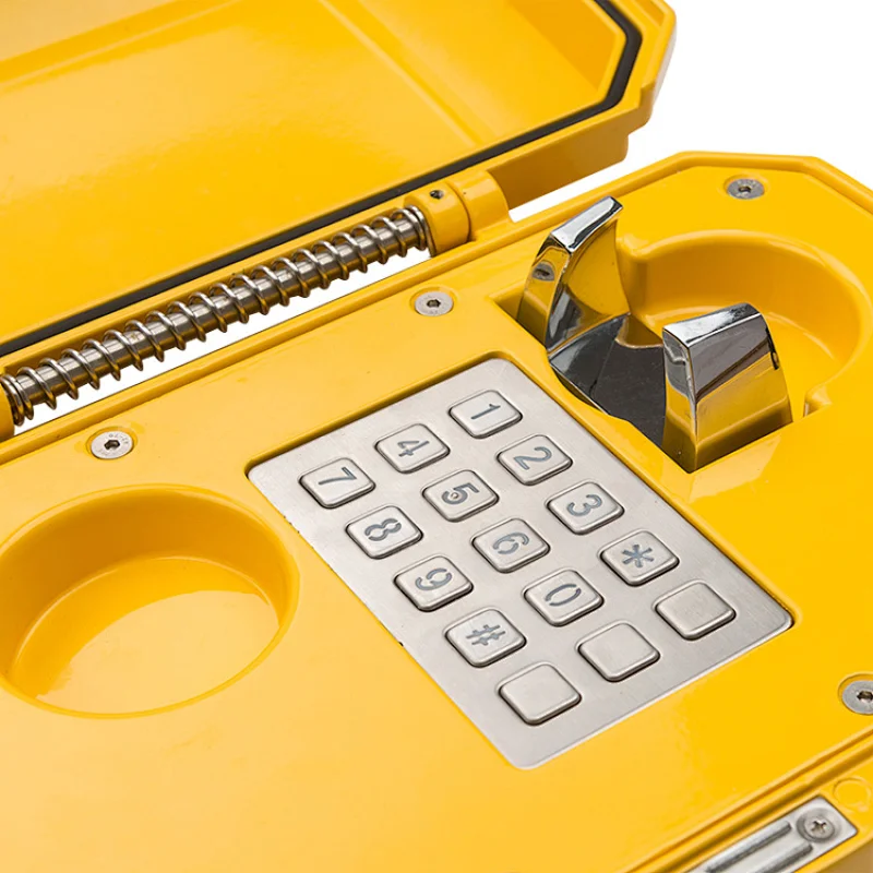 Industry Public Telephone With Horn Loudspeaker And Siren Light