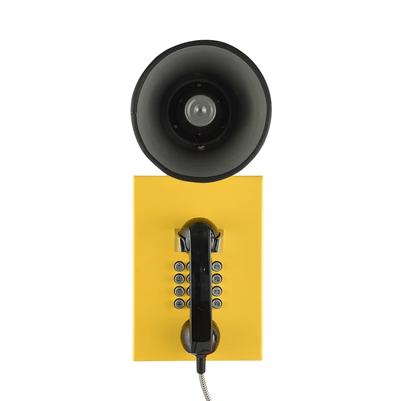 Trackside Broadcasting Telephone Amplifying Weatherproof Telephone With Loudspeaker