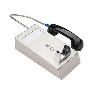 Stainless Steel Inmate Secure Prison Telephone With Volume Control