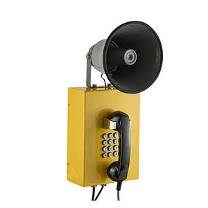 Trackside Broadcasting Telephone Amplifying Weatherproof Telephone With Loudspeaker