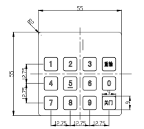 ATM keypad