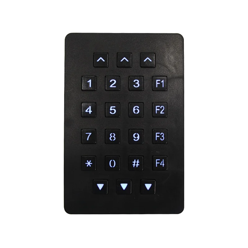 22 Keys Plastic Illuminated Abs Matrix Elevator Keypad