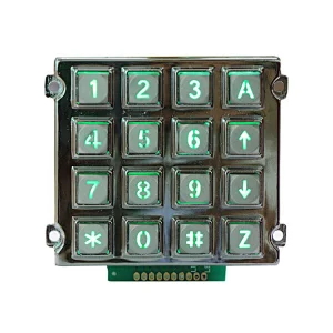 16 Keys Uart Led Backlit Keypad