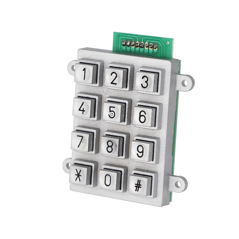 Zinc Alloy Metal Keypad