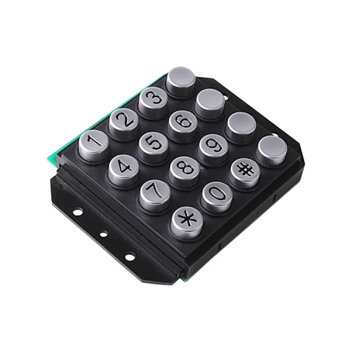 Metal Round Button Payphone Keypad
