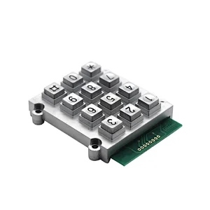 Ip65 Waterproof Zinc Alloy Keypad