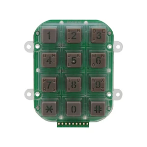 3x4 12 Keys Led Backlit Keypad Usb Customized Garage Door Keypad