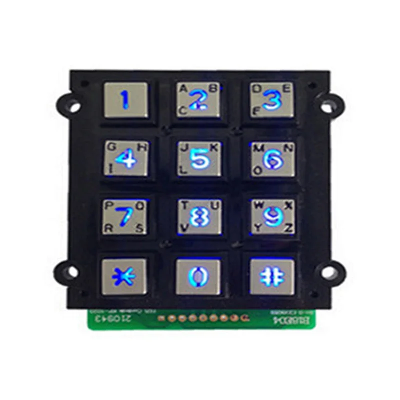 Waterproof Led Backlit Keypad