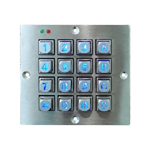 16 Keys Uart Led Backlit Keypad