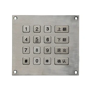 Vandal Proof 4x4 16 Keys Atm Safes Serial Calculator Electronic Keypad