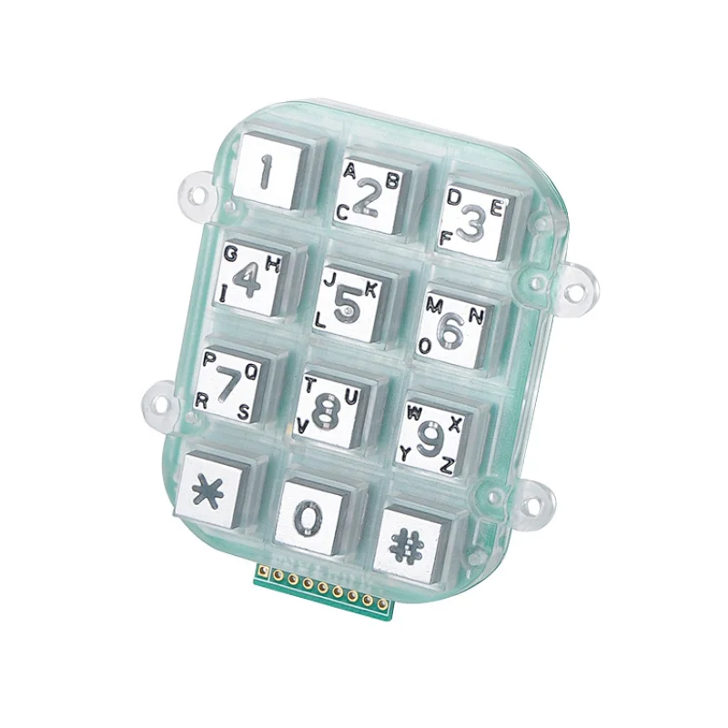 3x4 12 Keys Led Backlit Keypad Usb Customized Garage Door Keypad