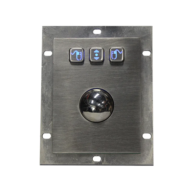 Military Ip65 Waterproof Capacitive Trackball Usb Alarm Systems Keypad