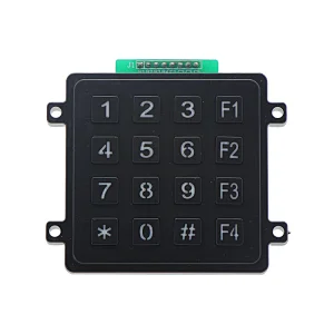 4x4 Layout Plastic Backlit Keypad Alphanumeric Telephone Keypad