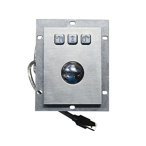 Military Ip65 Waterproof Capacitive Trackball Usb Alarm Systems Keypad