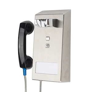 Stainless Steel Inmate Secure Prison Telephone With Volume Control