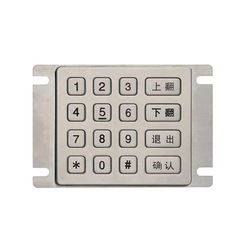 Vandal Proof 4x4 16 Keys Atm Safes Serial Calculator Electronic Keypad