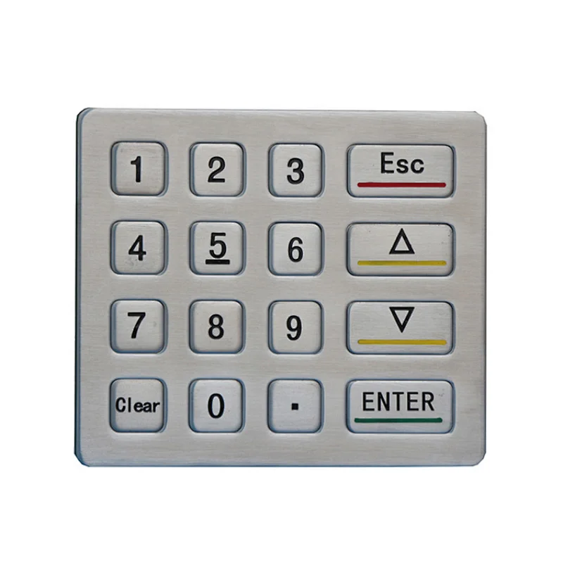 Vandal Proof 4x4 16 Keys Atm Safes Serial Calculator Electronic Keypad