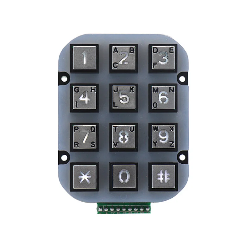 Metallic Access Control Keypad