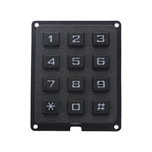 Plastic Numeric Keypad Outdoor Keypad 3x4 Matrix Keypad