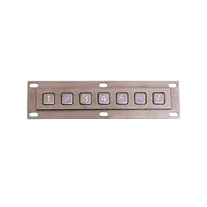 1x7 Backlight Programmable Numeric Electric Elevator Keypad