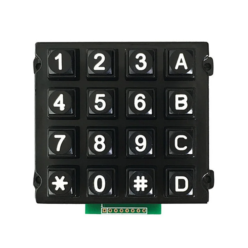4x4 Matrix Vandal Proof Fuel Dispenser Keypad