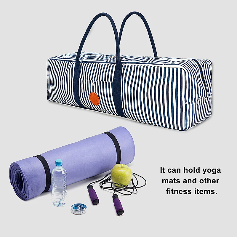 Large Yoga Mat Bag, Exercise Mat Carrier Tote Bag with Pockets