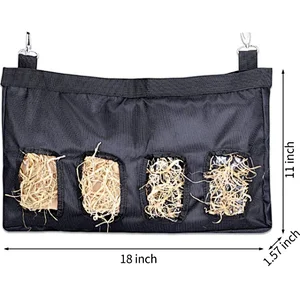 Small Pet Feeding Bag Rabbit Chinchilla Hanging Feeding bag Grass Net Weed Storage Bag