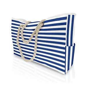 OEM spends night handbag stylish wholesale beach bag Oxford summer tote bag