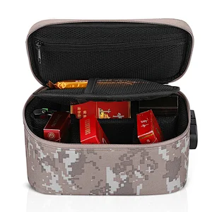 Smell Proof Bag Custom with Combination Lock Odor Proof Stash Case Container Medicine Weed  Lock Box Bag Travel Storage Case