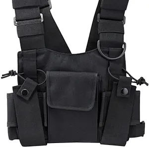 Multi-functional tactical Vest Tactical Combat Recon Vest Walkie-talkie bag