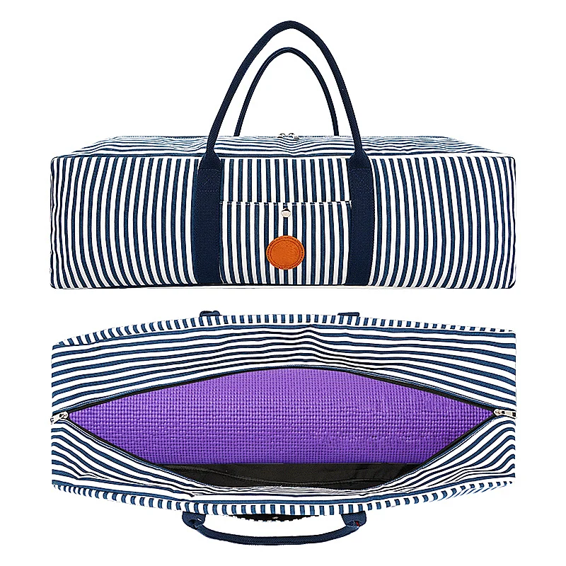 Large Yoga Mat Bag, Exercise Mat Carrier Tote Bag with Pockets
