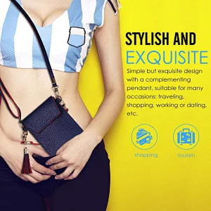 PU Leather Cross Body Bag Mini Phone Pouch Cross Body Mobile Phone Bags