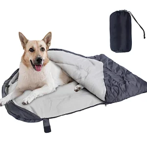 Pet Sleeping Bag Waterproof Warm Folding Portable Dog Bed Indoor And Outdoor Camping Hiking