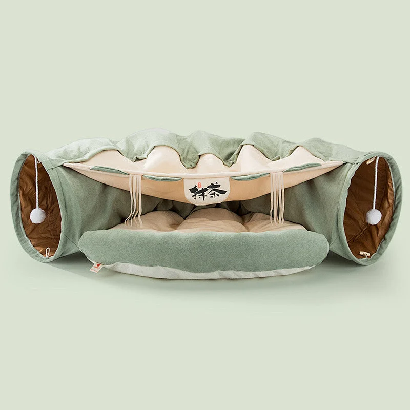 Pet Store Folded Cat Tunnel Cat Bed Cat Nest Can Be Removed And Cleaned Pet Nest