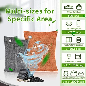 Odor Absorber Packaging Bags for Bamboo Charcoal Air Purifying Charcoal Bag