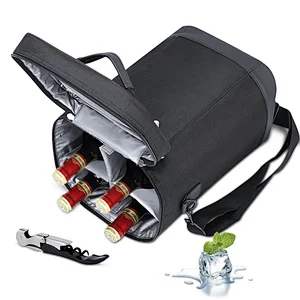 Wine-Carrier-Tote for Travel, Great Gift for Wine Lover, Wine Tasting