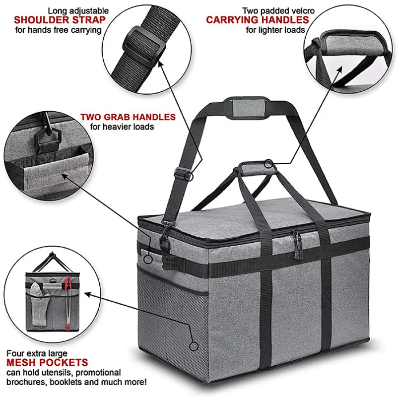 Multi-function Restaurants Commercial Catering Bag Food Delivery Bag Insulated