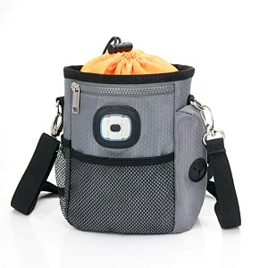 Amazon Top Online Nylon Adjustable Waist Treat Dog Training Pouch With LED Lamp